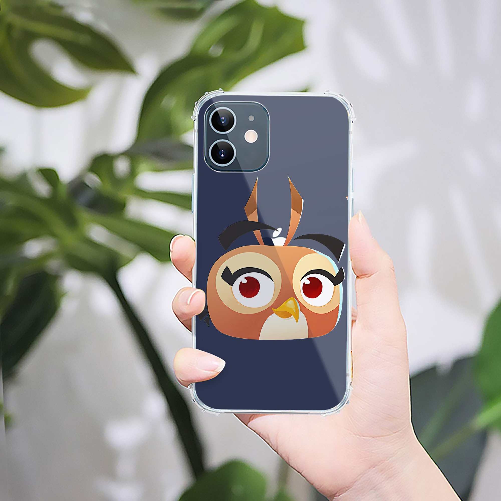 （画像用） Angry Birds アングリーバード 【iPhone 12シリーズ対応】透明スマホケース（クリアソフトケース）